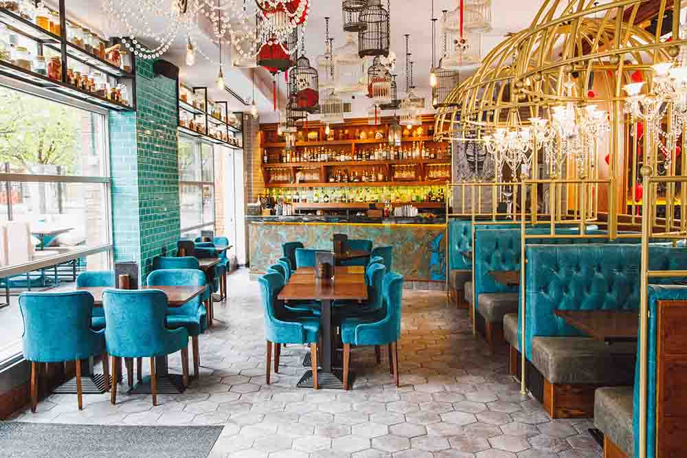 image of the bar dining area in SIAMAIS THAI RESTAURANT AND COCKTAIL BAR BIRMINGHAM