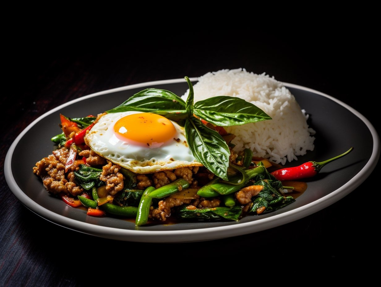 Pad Kra Pao Mo Dish