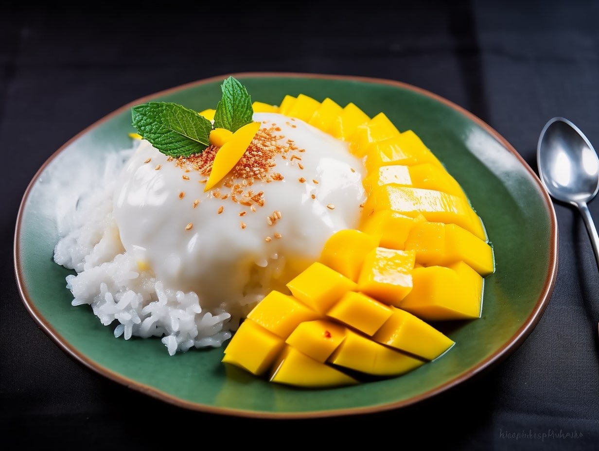 khao niao mamuang dish